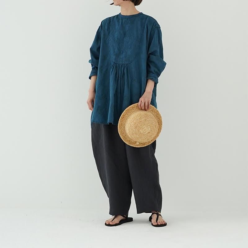 OUTIL バックオープンシャツ