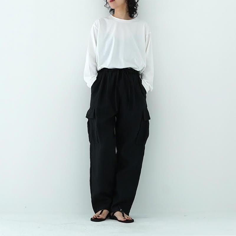 WIRROW/ Linen cargo pants(unisex )- dieci|online shop