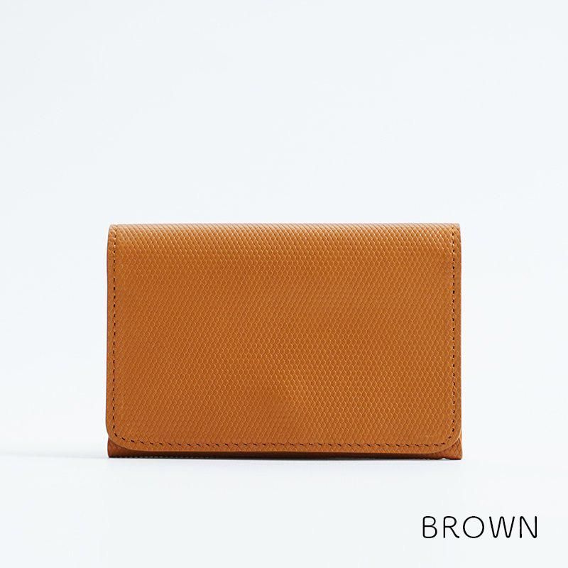 POSTALCO/ミニウォレット クロスグレインレザー- dieci|online shop POSTALCO/ミニウォレット クロスグレインレザー- dieci|online shop