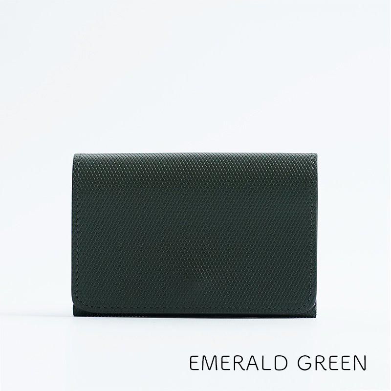 POSTALCO ミニウォレット ディアスキン Deep Green