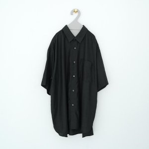 WIRROW / Cupro cotton half sleeve shirt(unisex) 23SS