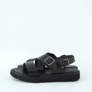 BEAUTIFUL SHOESS.S.BELT SANDALS (GLOXI CUT SOLE) BLACK