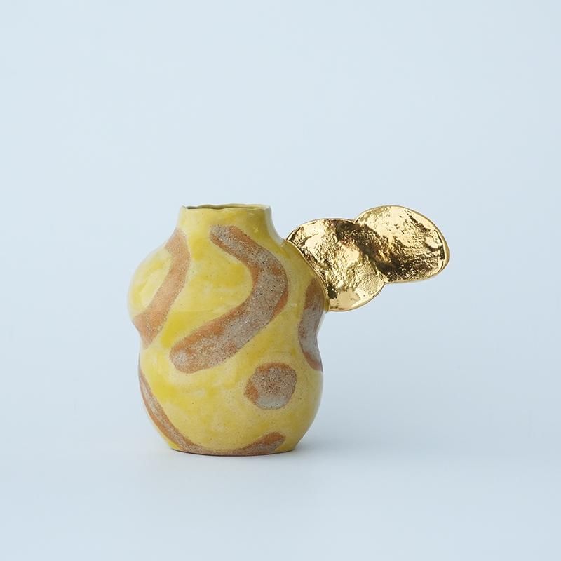 増田結衣 / 花器（金彩）