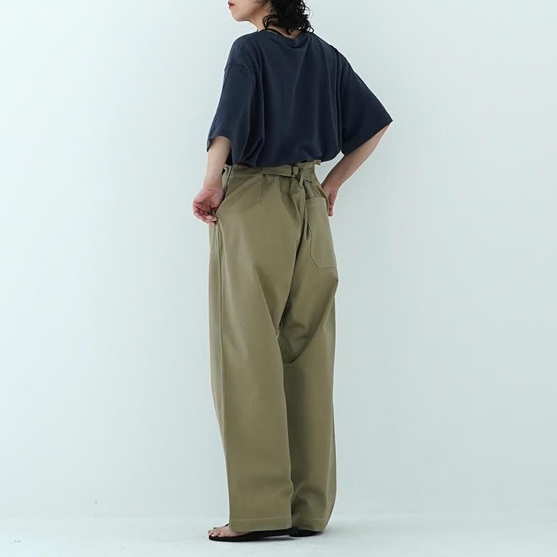 WIRROW / Linen cotton half sleeve cut&sewn(unisex) 23SS- dieci