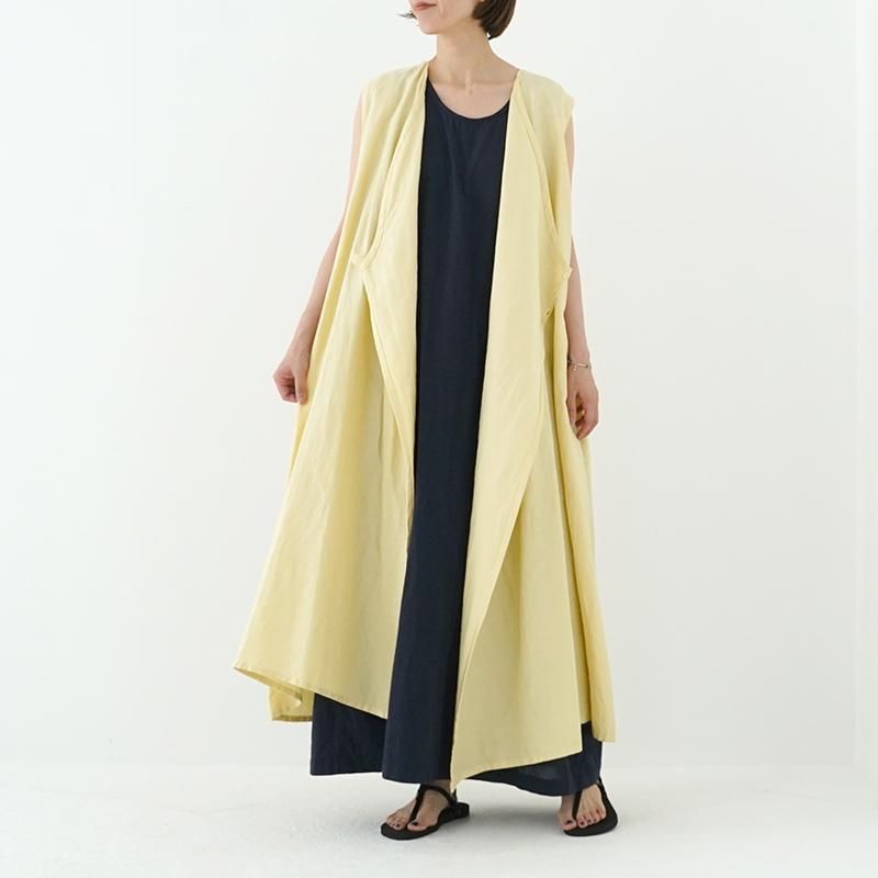 YAECA (ヤエカ) WRITE WRAP DRESS / ライトラップドレス