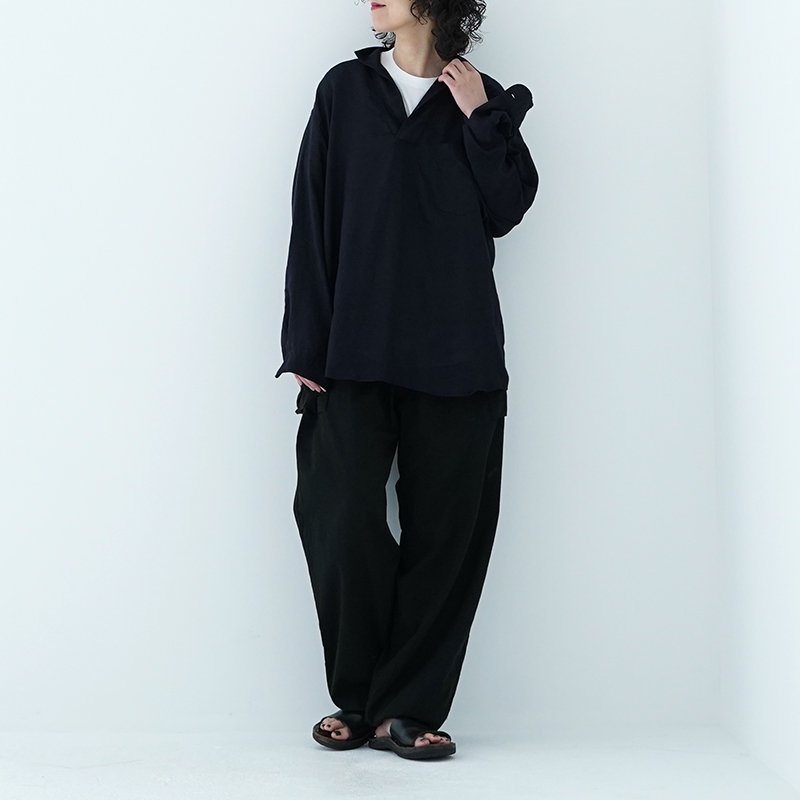 COMOLI / リネンツイルスキッパーシャツ 23SS - dieci｜online shop