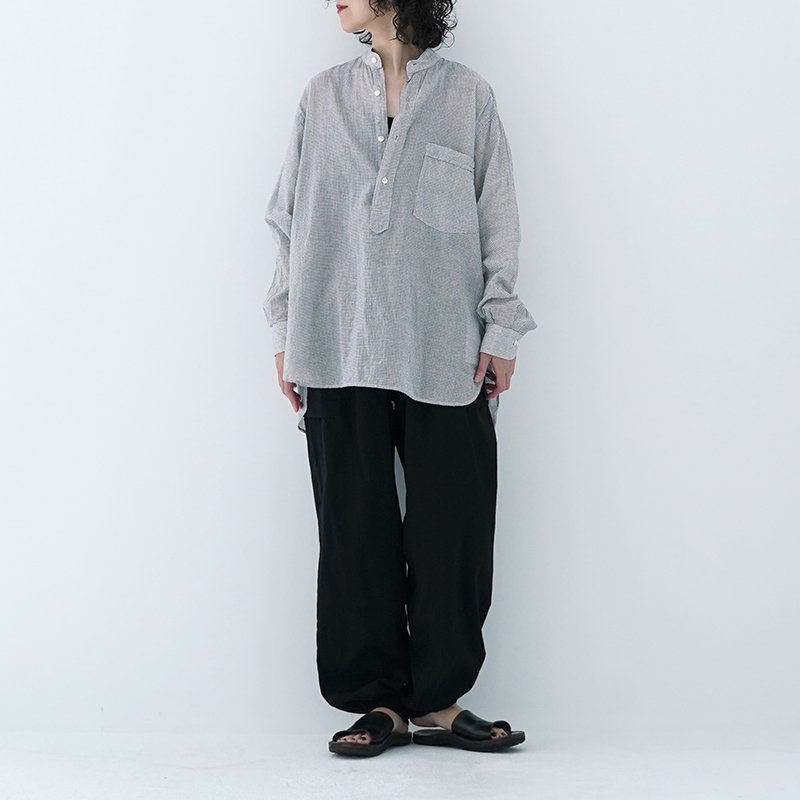 COMOLI /KHADIコットンプルオーバーシャツ 23SS- dieci｜online shop