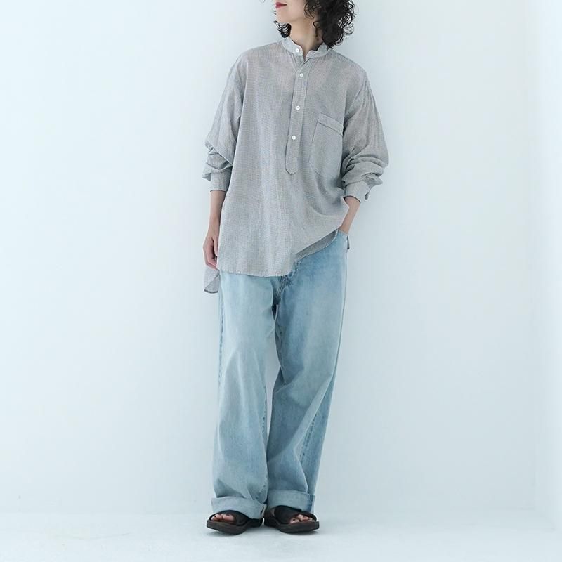 COMOLI /KHADIコットンプルオーバーシャツ 23SS- dieci｜online shop