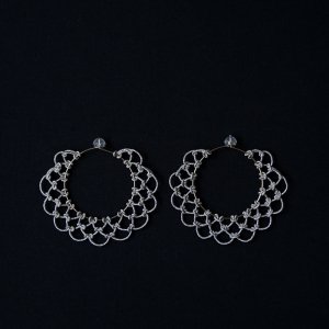 SIRISIRI / ARABESQUE Earrings HOOP SV mini