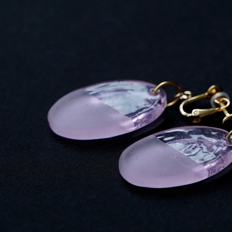 SIRISIRI / HOTOLI Earrings Oval PINK