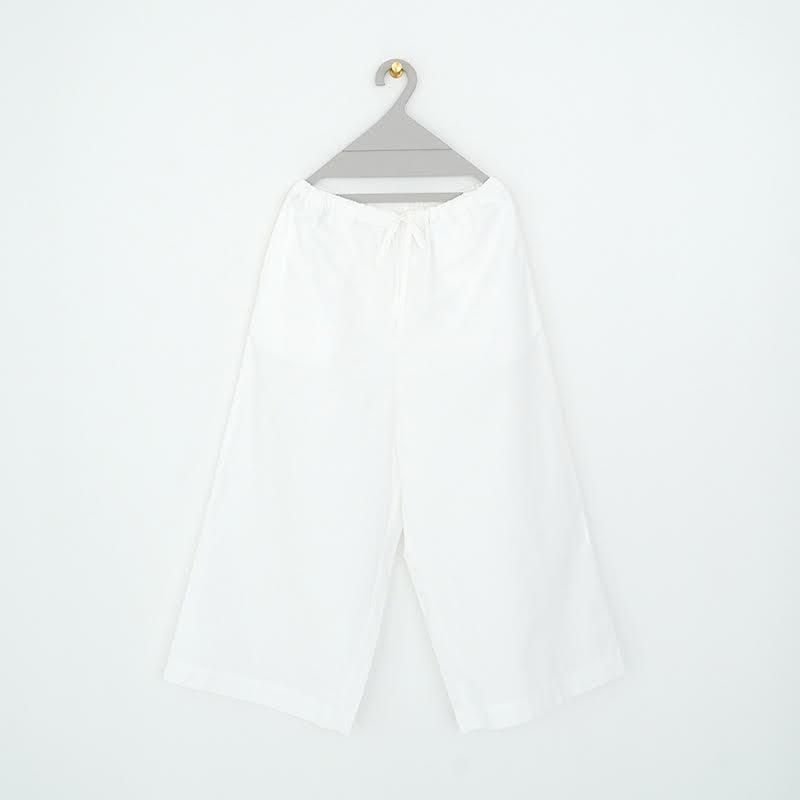 eleven 2nd / Cotton Broad Drawstring Wide Pantsi｜online shop