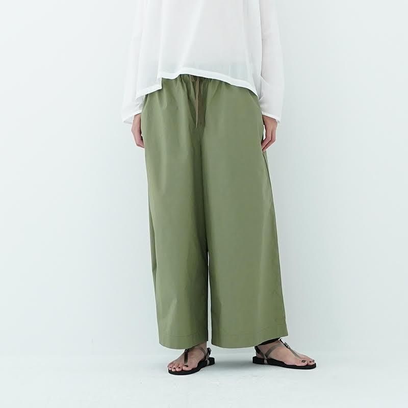 eleven 2nd ワイドパンツ eleven 2nd｜イレブンセカンド｜コットンワイドパンツ｜ホワイト