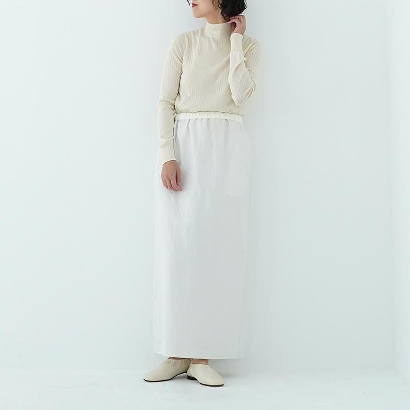 humoresque ホワイト ロングスカート humoresque(ユーモレスク)/tight skirt dieci｜online shop