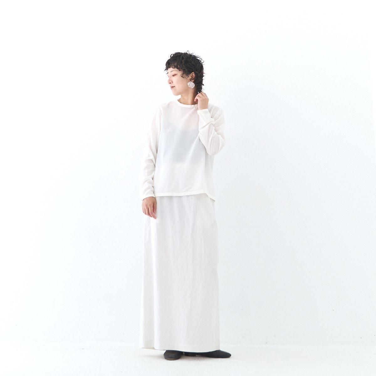 humoresque ホワイト ロングスカート humoresque(ユーモレスク)/tight skirt dieci｜online shop