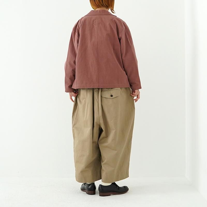ゴーシュ / カツラギパンツ八分丈23AW- dieci|online shop ゴーシュ / カツラギパンツ八分丈23AW- dieci|online shop