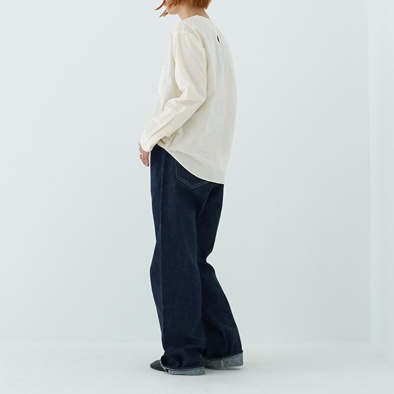ゴーシュ / コットンリネンポプリンブラウス 23AW