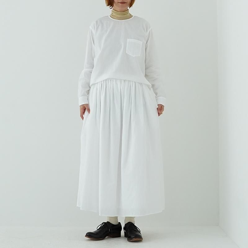 ゴーシュ コットンリネンポプリンノーカラーブラウス ホワイト 177394347.jpg?cmsp_timestamp=