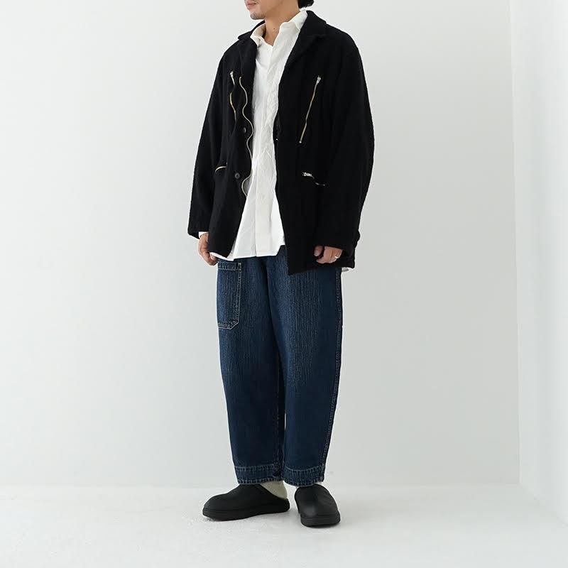 COMOLI /縮絨ウールミリタリージャケット 23AW dieci|online shop COMOLI /縮絨ウールミリタリージャケット 23AW dieci|online shop