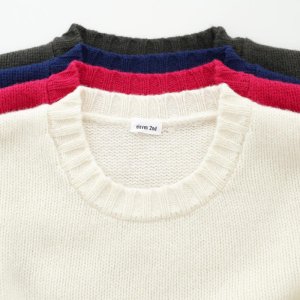 eleven 2nd / Australian Lamb's Wool Round Neck Sweater 23AW