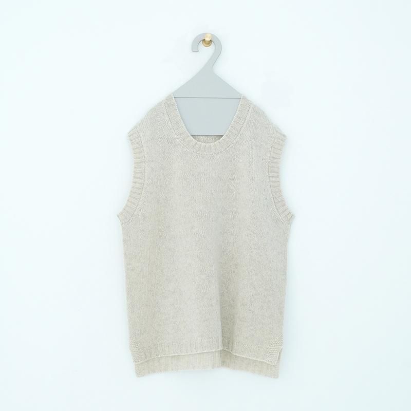 eleven2nd ヤクウール　ベスト eleven 2nd /Yak Slipover (vest)23AW dieci｜online shop