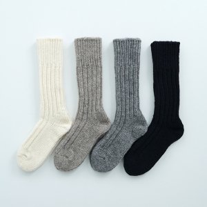eleven 2nd /  British Wool Chunky Rib Socks 23AW