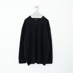 WIRROW / Alpaca wool wide knit pullover(unisex)23AW
