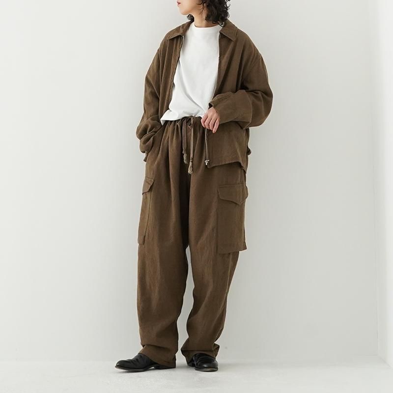 COMOLI コモリ 23AW KHAKI縮絨ウールジップジャケット サイズ3-