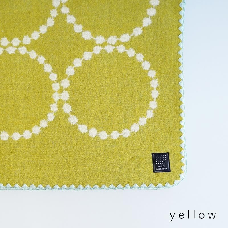 minä Perhonen 大判ブランケット mina perhonen / ウールブランケット-tambourine / small-