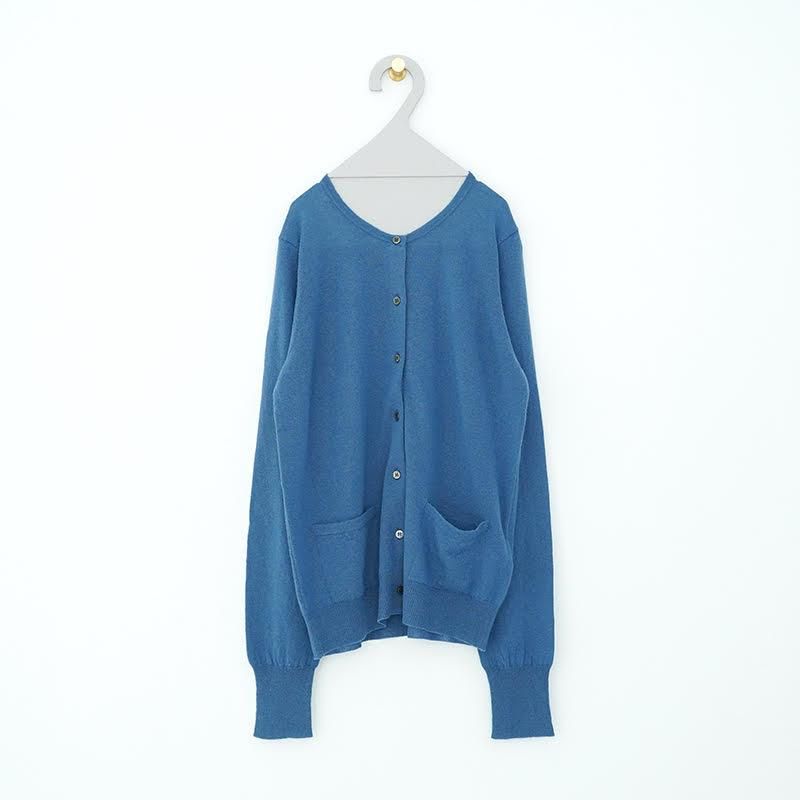 eleven 2nd / Cashmere no.1 Cardigan with pocket 22SSdieci eleven 2nd / Cashmere no.1 Cardigan with pocket 22SSdieci