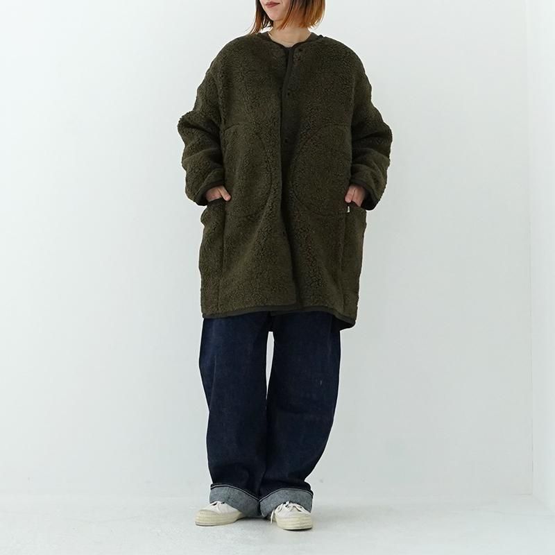 COLDBREAKER / Tabatha CB Snap Button Coat 23AW-dieci|online COLDBREAKER / Tabatha CB Snap Button Coat 23AW-dieci|online