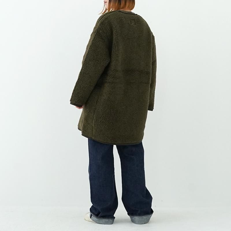 COLDBREAKER / Tabatha CB Snap Button Coat 23AW-dieci|online COLDBREAKER / Tabatha CB Snap Button Coat 23AW-dieci|online