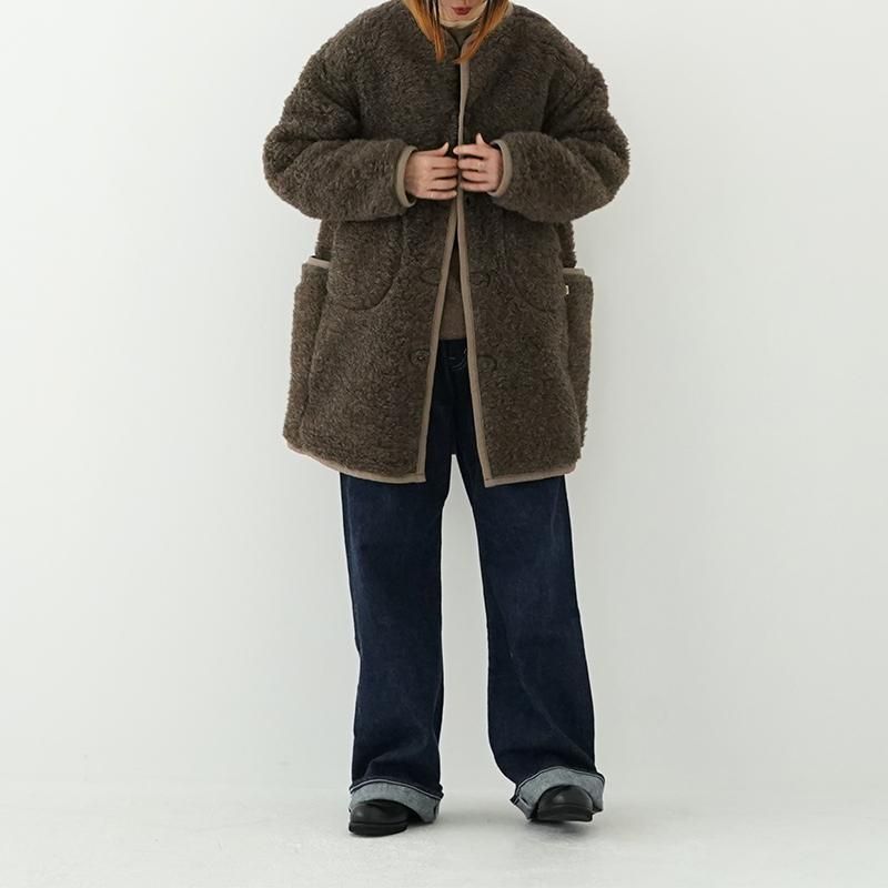 COLDBREAKER / Tabatha CB Snap Button Coat 23AW-dieci|online COLDBREAKER / Tabatha CB Snap Button Coat 23AW-dieci|online