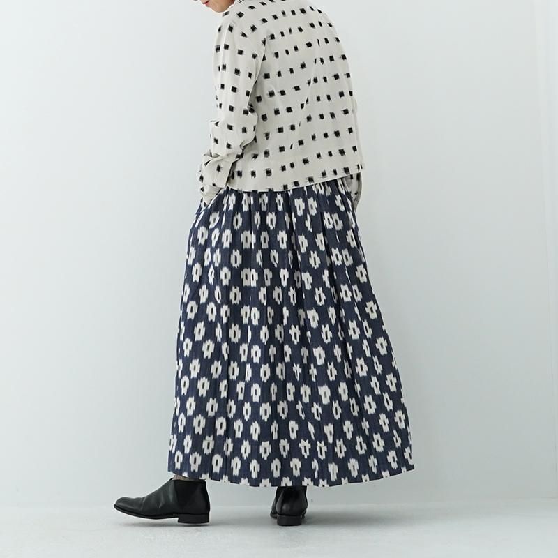 △Khadi and Co／GARNET3 Ikat Square Shirt dieci｜online shop