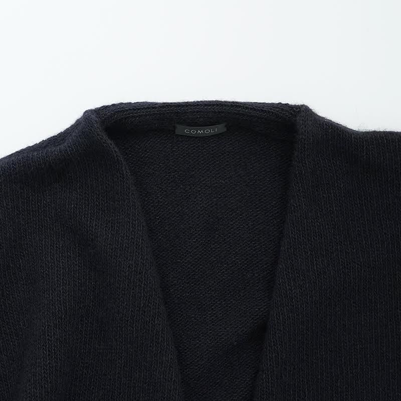 COMOLI / カシミヤ製品染カーディガン 23AW- dieci｜online shop