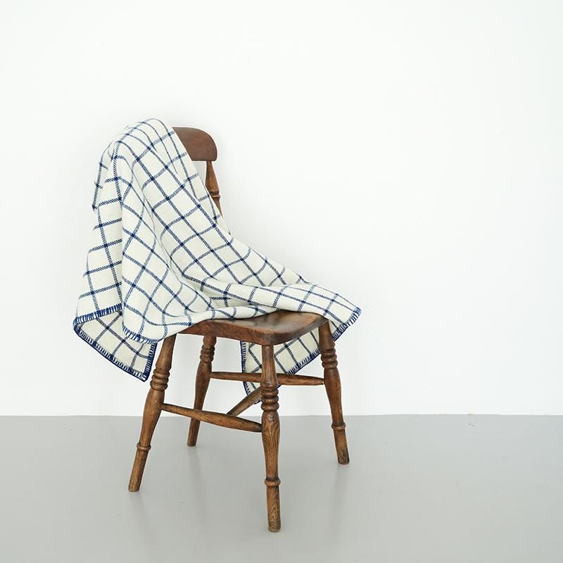 CINQ plus | Kerry Woollen Mills ミニブランケット（ブルー）