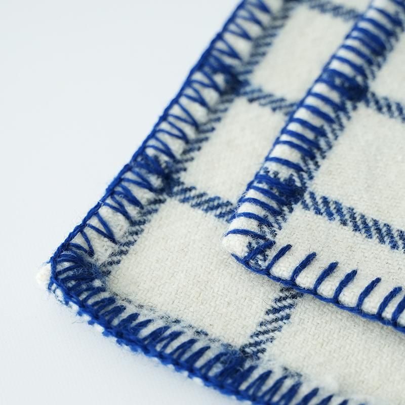 CINQ plus | Kerry Woollen Mills ミニブランケット（ブルー）