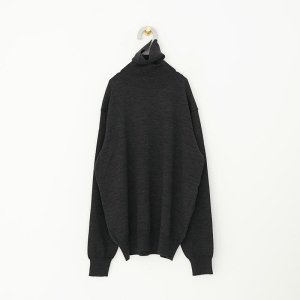 WIRROW / Turtle neck knit pullover (unisex ) 
