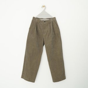 WIRROW/ Corduroy tuck pants (unisex ) 
