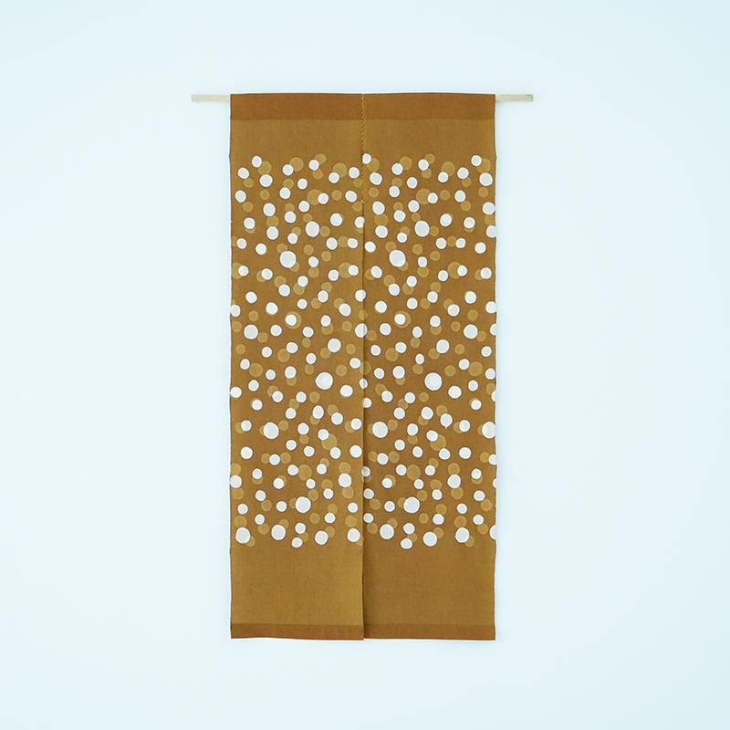 山内武志／型染めのれん『水玉』dieci｜online shop