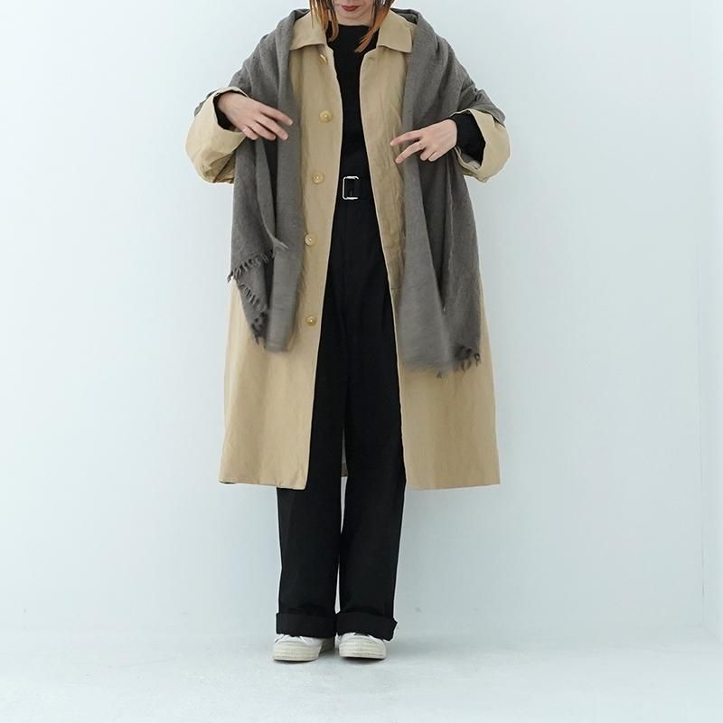 SP (エシュペー) / WOOL LINEN SOUTIEN COLLAR COAT 23AW- dieci SP (エシュペー) / WOOL LINEN SOUTIEN COLLAR COAT 23AW- dieci