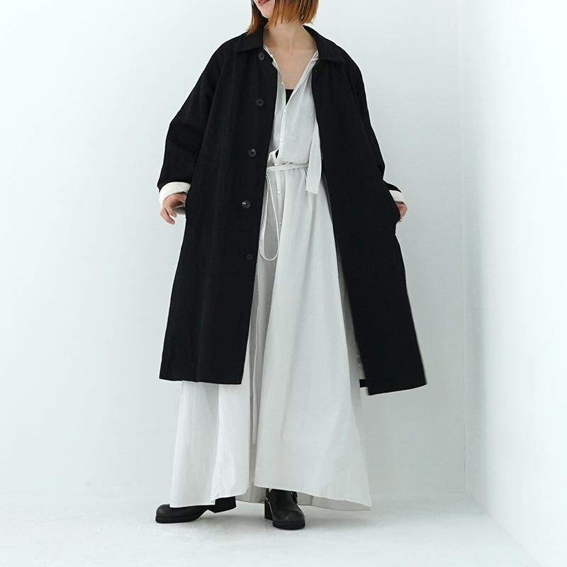売り切れ必至！ (エシュペー) SP / dieci 23AW- COAT COLLAR SOUTIEN LINEN WOOL ジャケット・アウター