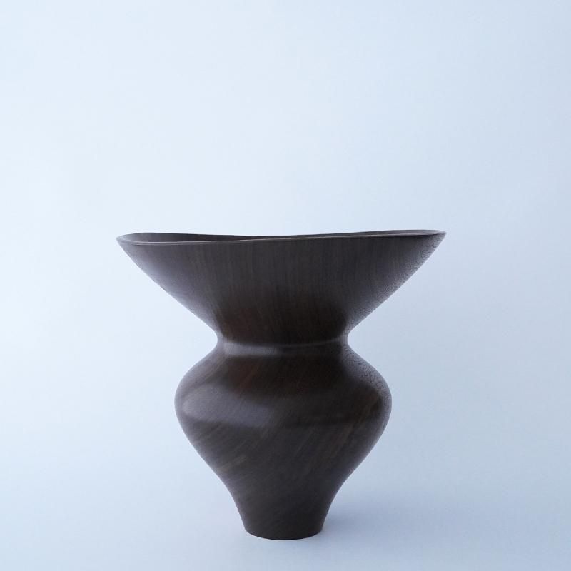 盛永省治 Shoji Morinaga 花器 フラワーベース 盛永 省治／ウォールナット（花器）