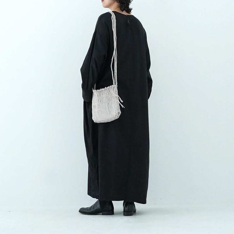 principle of overprint 縄文編バック(本革) 希少アイテム principle of overprint/革縄文編みワイドバッグ- dieci｜online