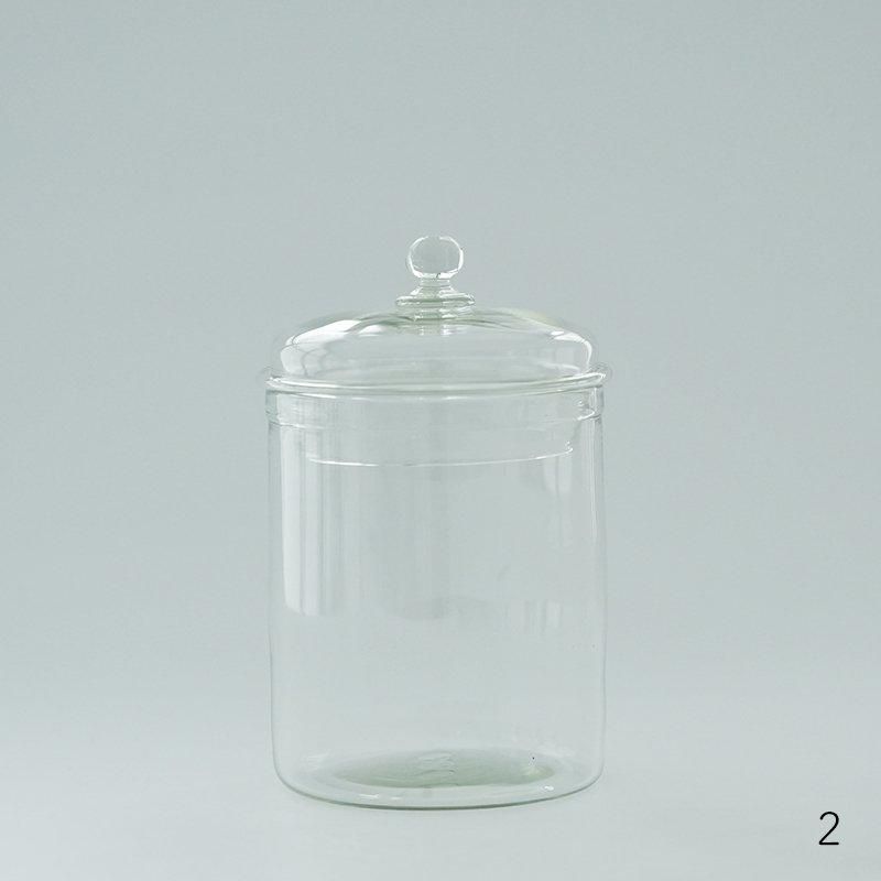 1日限定値下げ！希少！新品・未使用品！翁再生硝子工房 コクモツポット 1日限定値下げ！希少！新品・未使用品！翁再生硝子工房