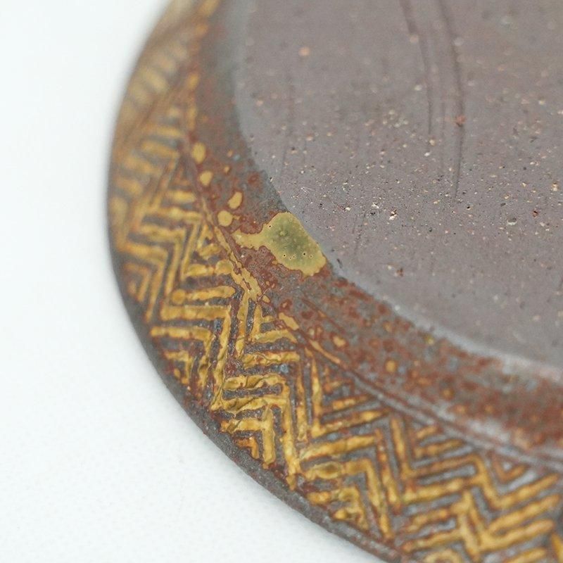 アフリカ木製プレートＡ stoop | African Antique Woody Plate