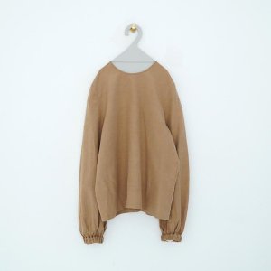 humoresque(桼쥹)/  puff sleeve pullover(silk/linen) 24SS