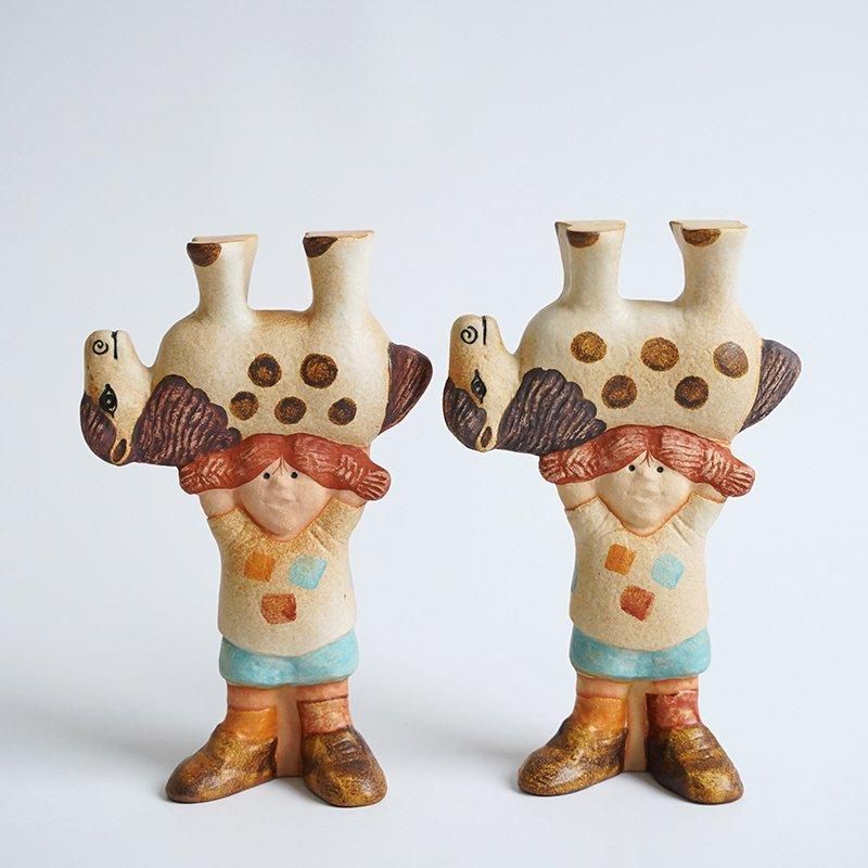 希少 リサ・ラーソン（Lisa Larson）グスタフスベリ 長くつ下のピッピ