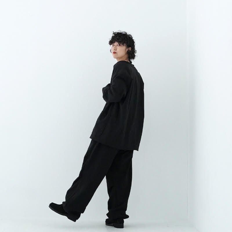 COMOLI 24SS コットンジャージ スタンドカラージャケット 2