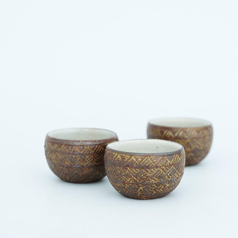 湯呑み　陶芸 Amazon.co.jp: 山下工芸 湯呑み 陶器 φ7×8cm(190cc) せねこ湯呑