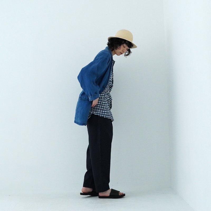 PORTER CLASSIC / INDIGO LINEN WIDE JACKET 24SS dieci|online PORTER CLASSIC / INDIGO LINEN WIDE JACKET 24SS dieci|online